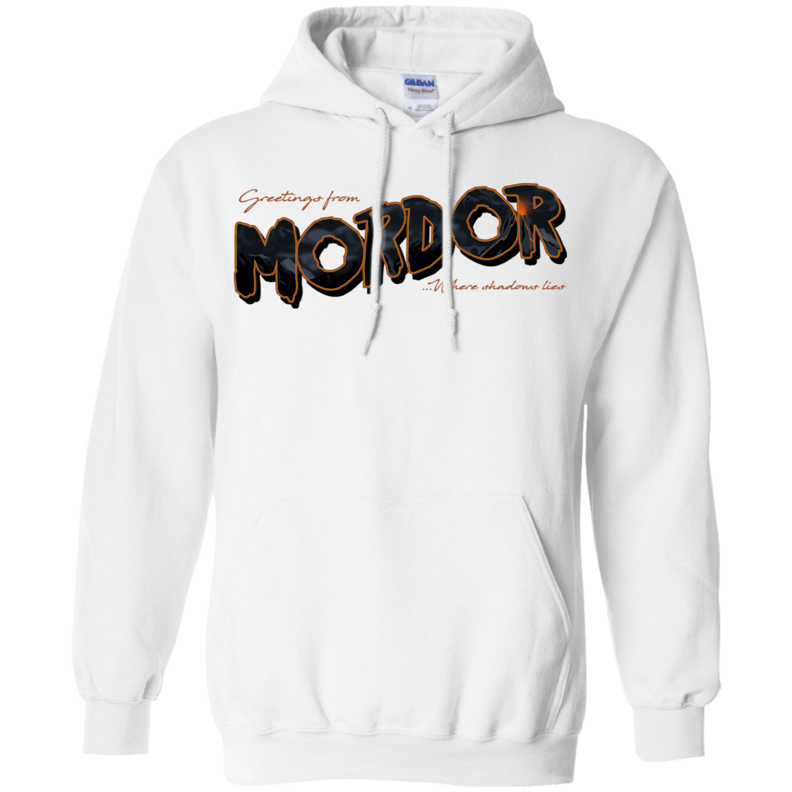 Sweatshirts White / S Greetings From Mordor Pullover Hoodie