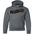 Sweatshirts Dark Heather / YS Greetings From Mordor Youth Hoodie