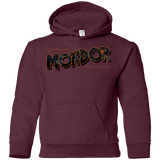 Sweatshirts Maroon / YS Greetings From Mordor Youth Hoodie