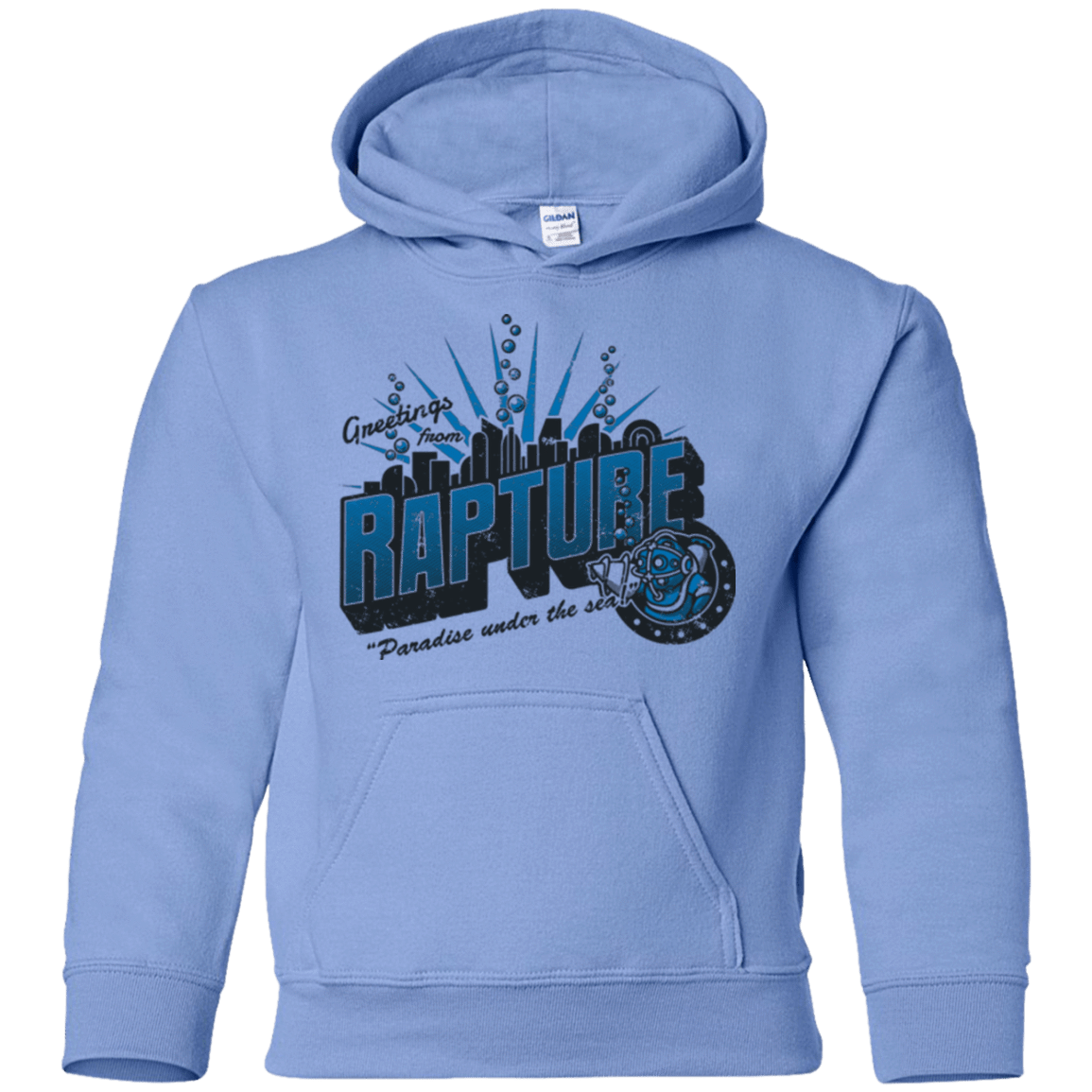 Sweatshirts Carolina Blue / YS Greetings from Rapture Youth Hoodie