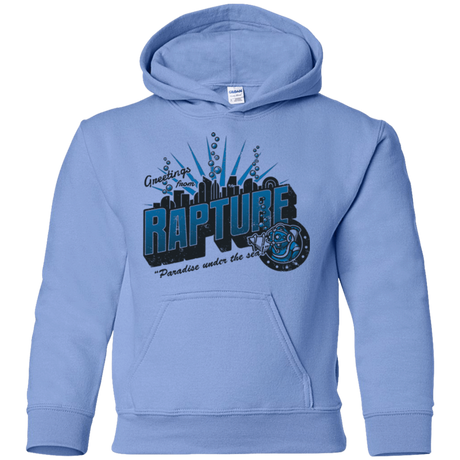 Sweatshirts Carolina Blue / YS Greetings from Rapture Youth Hoodie