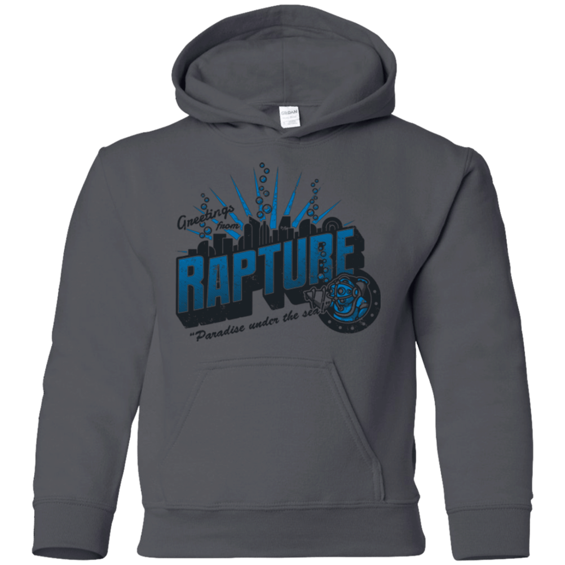 Sweatshirts Charcoal / YS Greetings from Rapture Youth Hoodie