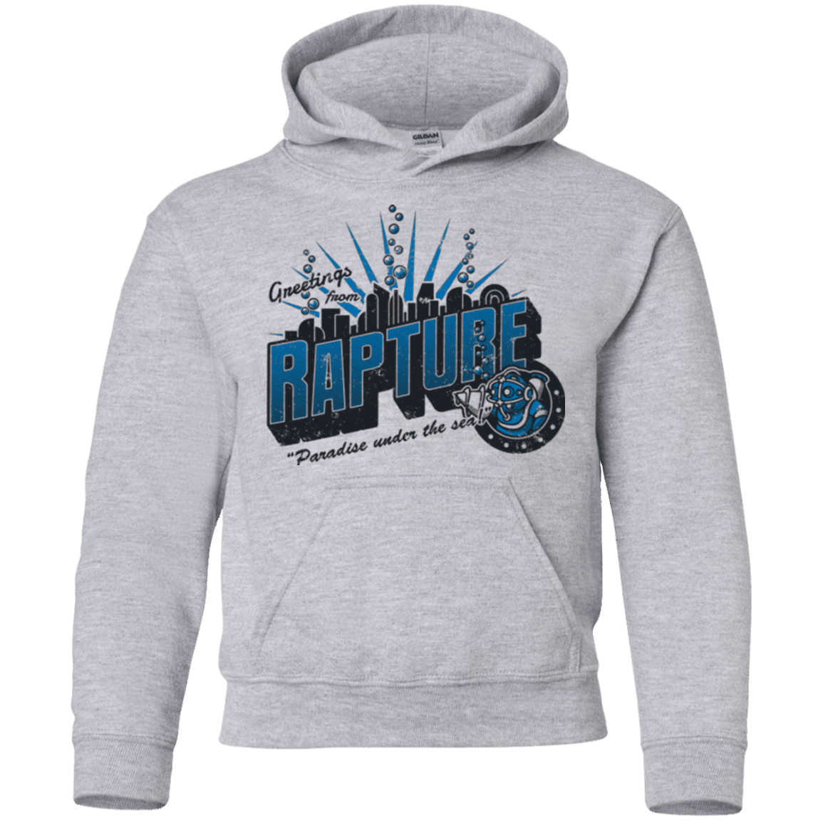 Sweatshirts Sport Grey / YS Greetings from Rapture Youth Hoodie