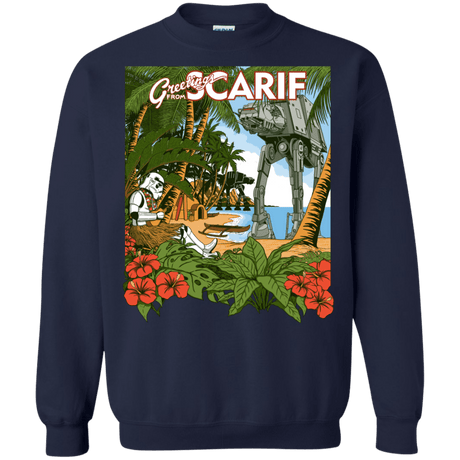 Sweatshirts Navy / S Greetings from Scarif Crewneck Sweatshirt