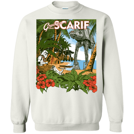 Sweatshirts White / S Greetings from Scarif Crewneck Sweatshirt