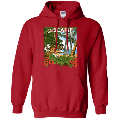 Sweatshirts Red / S Greetings from Scarif Pullover Hoodie