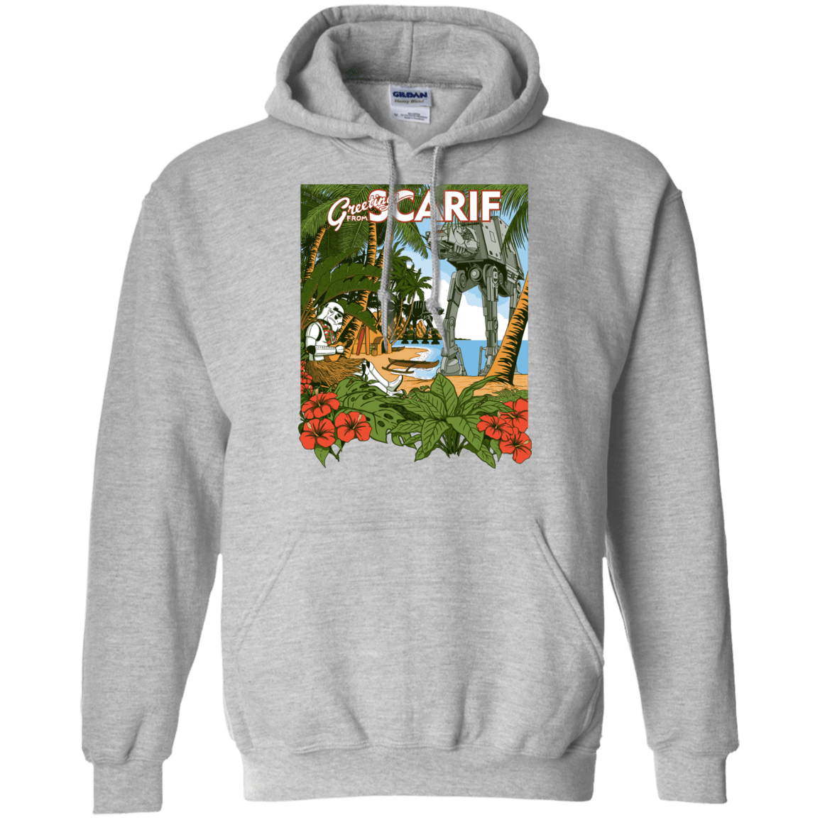 Sweatshirts Sport Grey / S Greetings from Scarif Pullover Hoodie