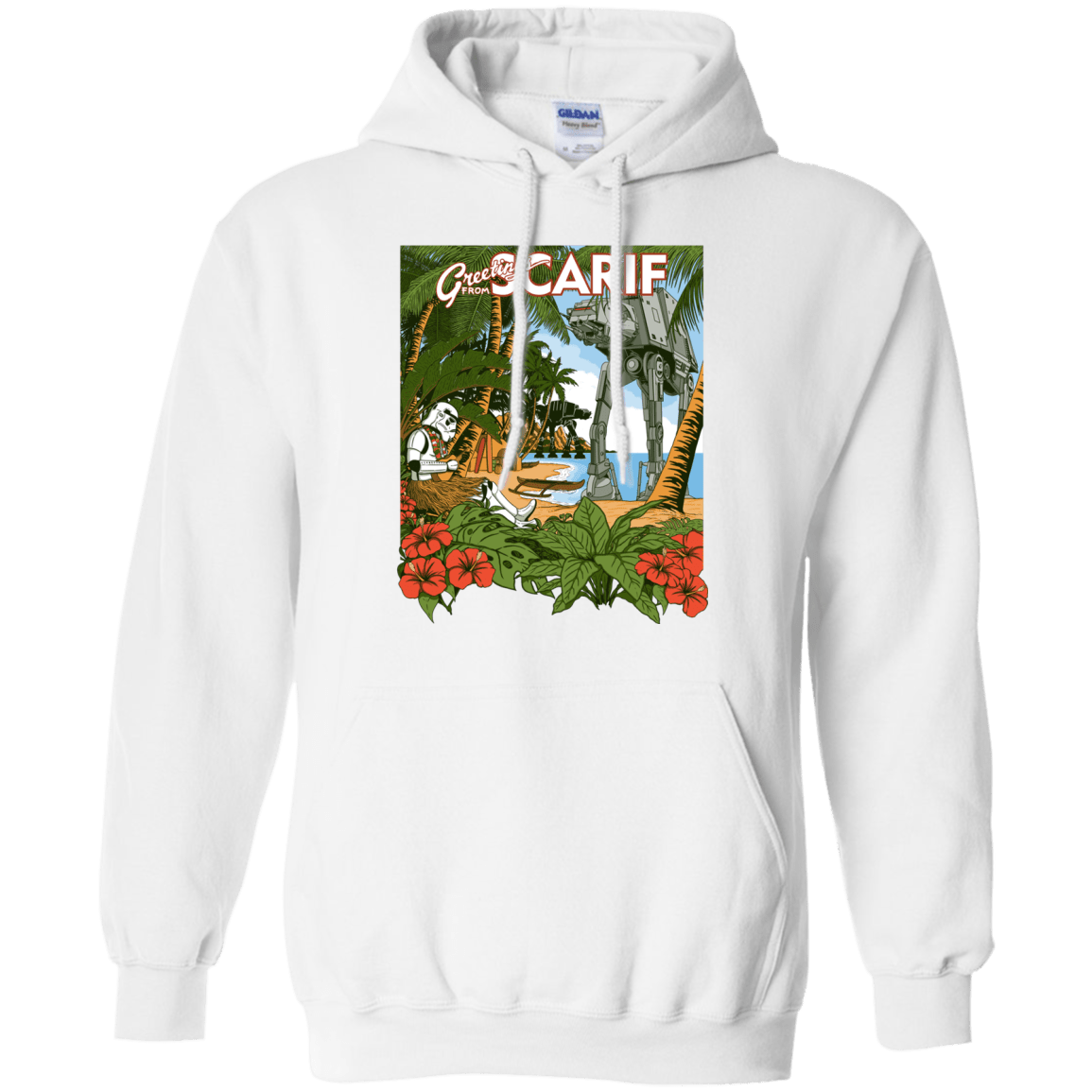 Sweatshirts White / S Greetings from Scarif Pullover Hoodie