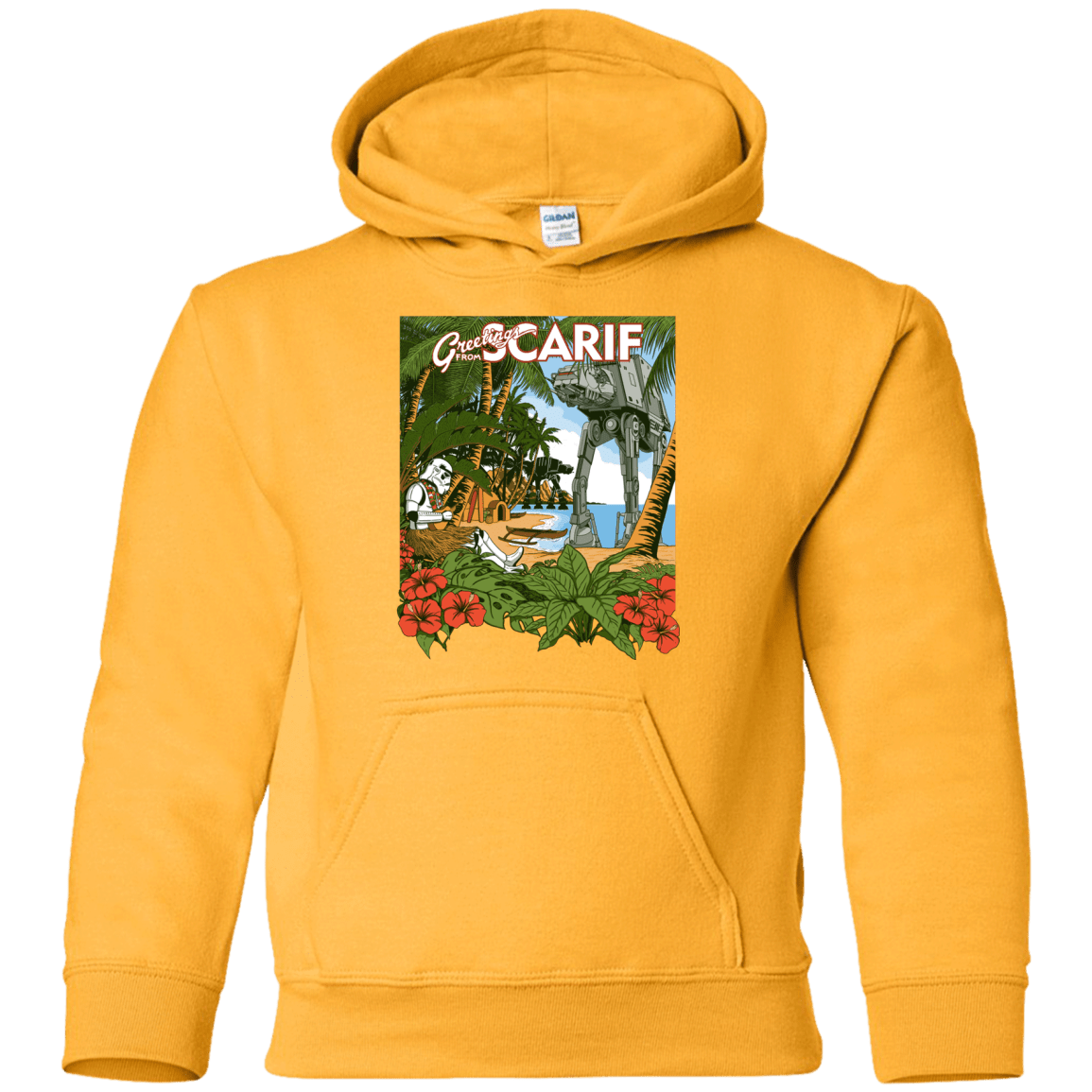 Sweatshirts Gold / YS Greetings from Scarif Youth Hoodie