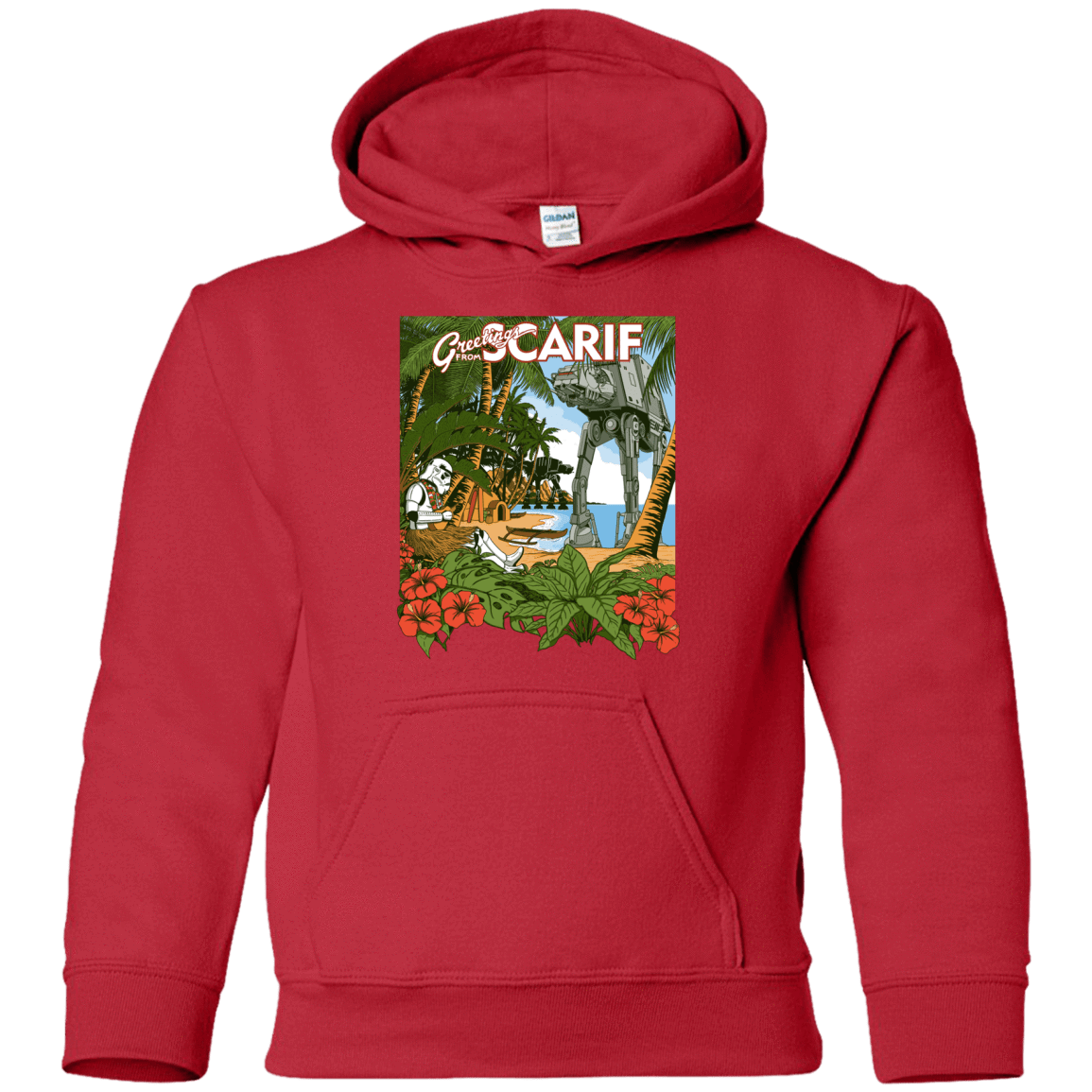Sweatshirts Red / YS Greetings from Scarif Youth Hoodie