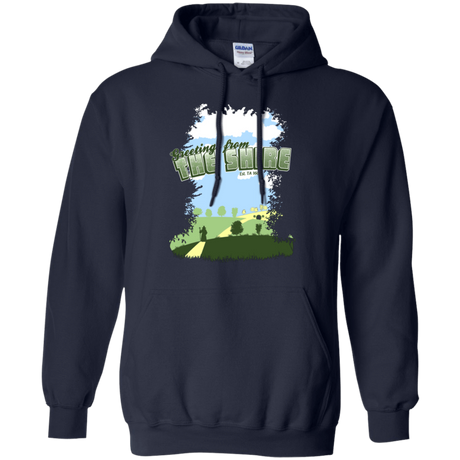 Sweatshirts Navy / Small Greetings From Shire Pullover Hoodie