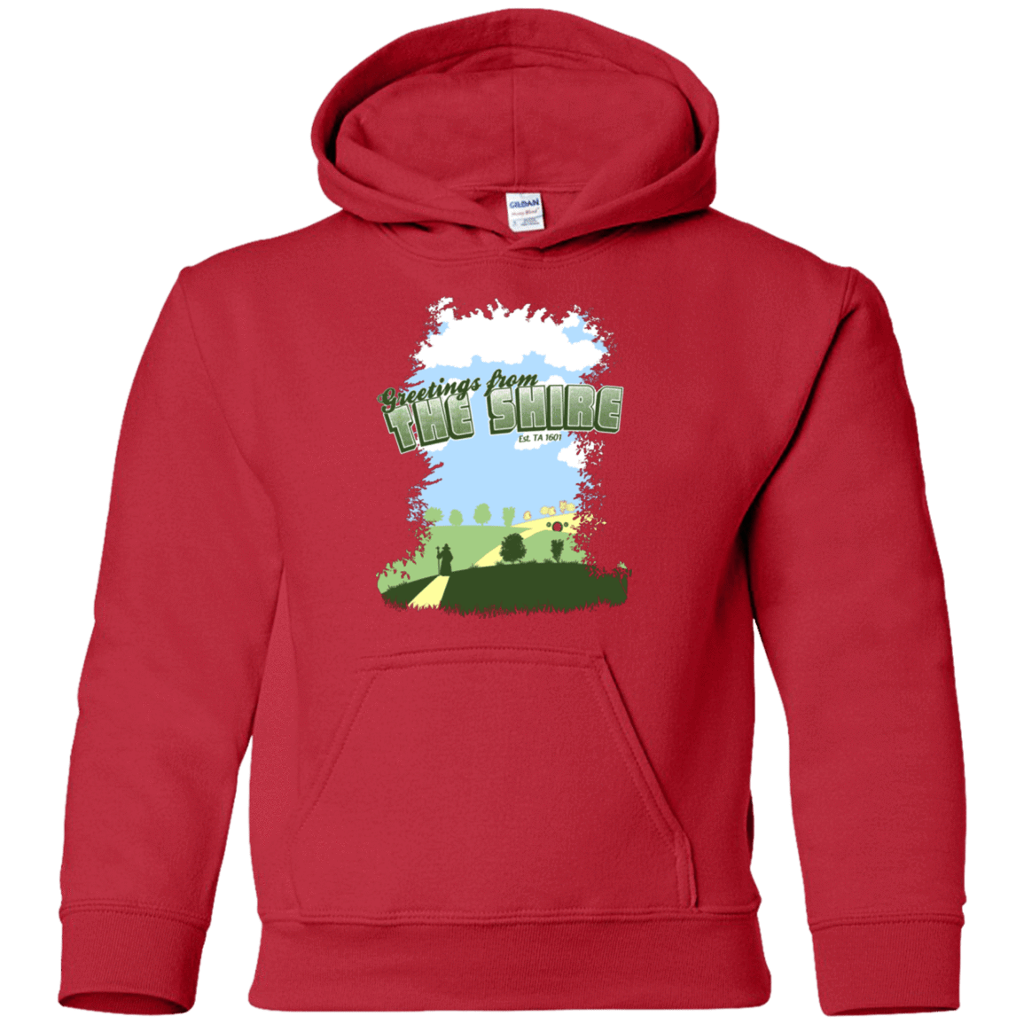 Sweatshirts Red / YS Greetings From Shire Youth Hoodie