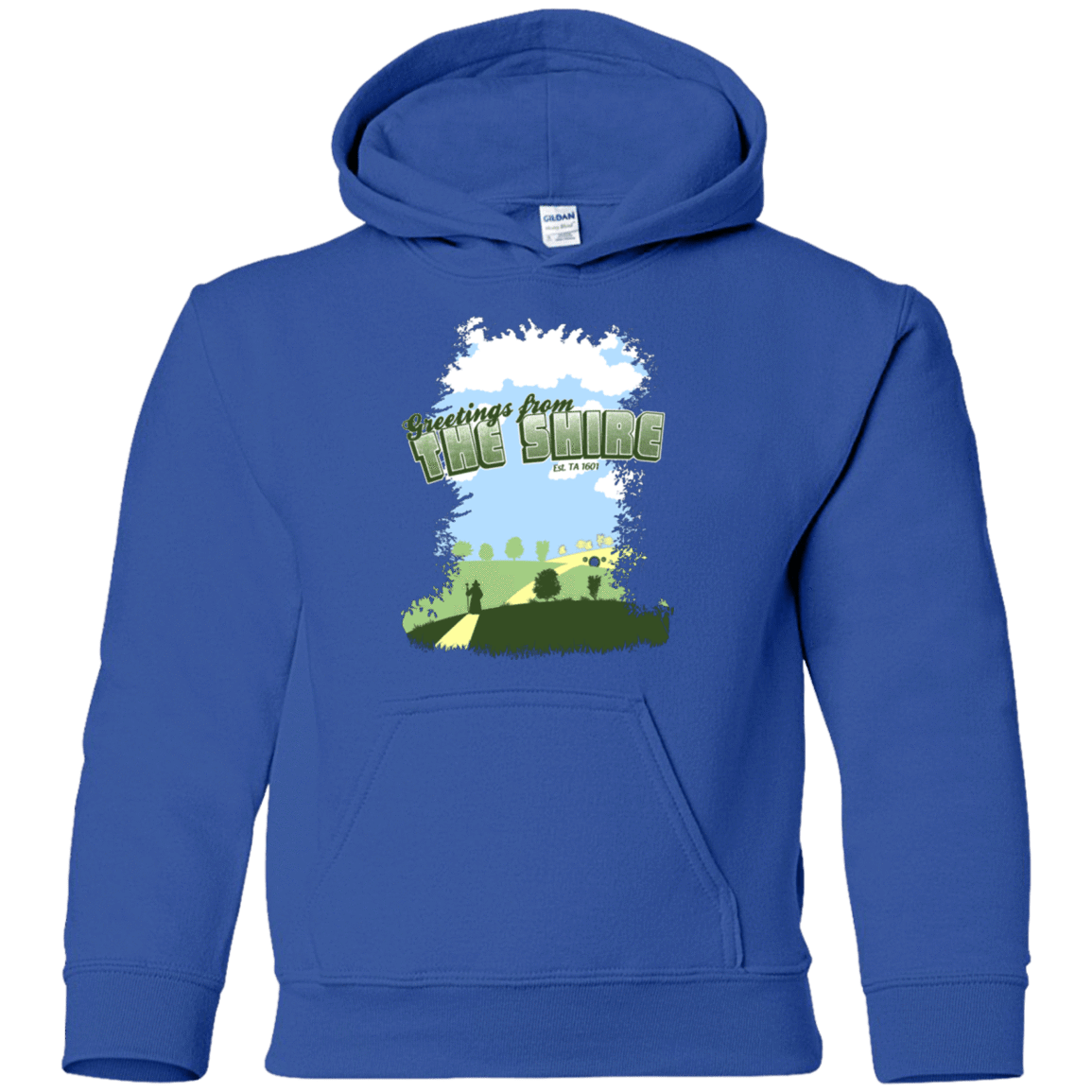Sweatshirts Royal / YS Greetings From Shire Youth Hoodie