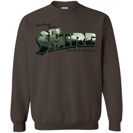 Sweatshirts Dark Chocolate / S Greetings from the Shire Crewneck Sweatshirt