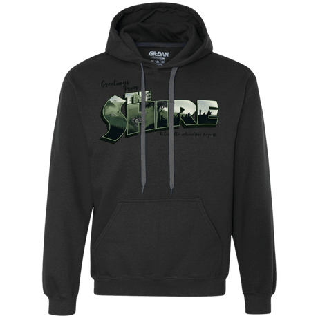 Sweatshirts Black / S Greetings from the Shire Premium Fleece Hoodie