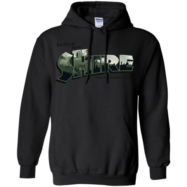 Sweatshirts Black / S Greetings from the Shire Pullover Hoodie