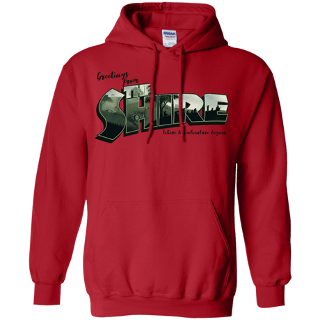 Sweatshirts Red / S Greetings from the Shire Pullover Hoodie