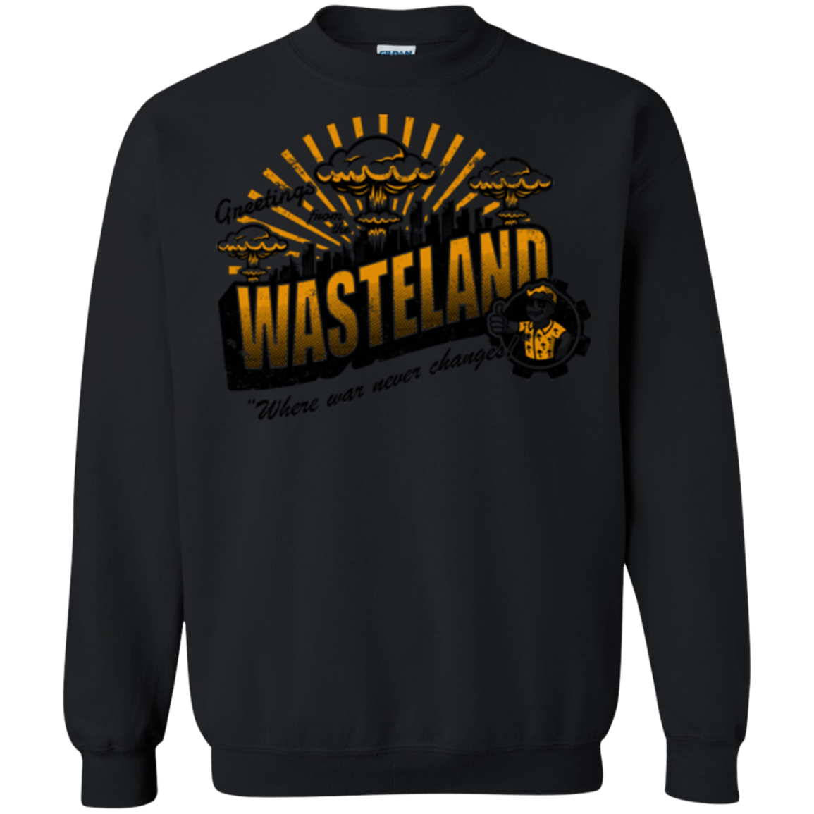 Sweatshirts Black / Small Greetings from the Wasteland! Crewneck Sweatshirt