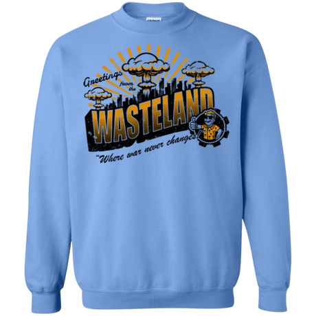 Sweatshirts Carolina Blue / Small Greetings from the Wasteland! Crewneck Sweatshirt