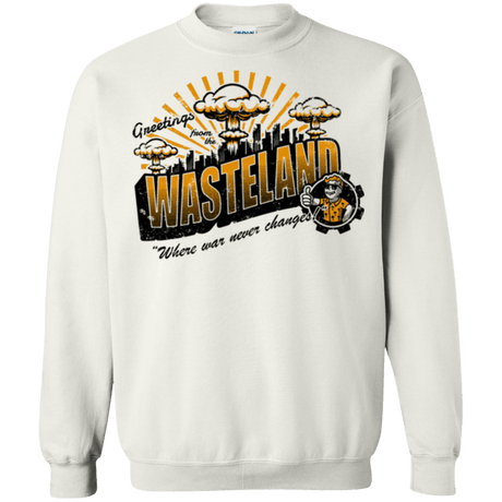 Sweatshirts White / Small Greetings from the Wasteland! Crewneck Sweatshirt