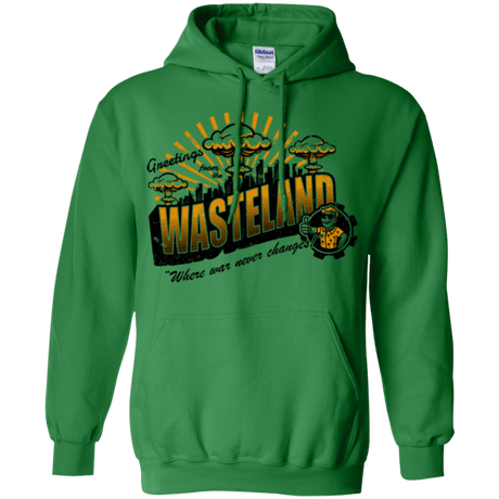 Sweatshirts Irish Green / Small Greetings from the Wasteland! Pullover Hoodie