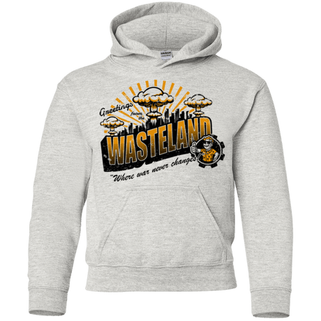 Sweatshirts Ash / YS Greetings from the Wasteland! Youth Hoodie