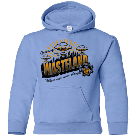 Sweatshirts Carolina Blue / YS Greetings from the Wasteland! Youth Hoodie