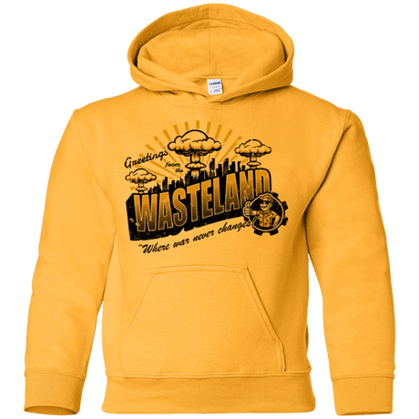 Sweatshirts Gold / YS Greetings from the Wasteland! Youth Hoodie