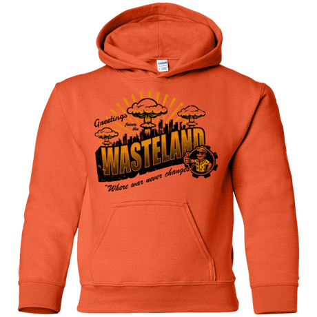 Sweatshirts Orange / YS Greetings from the Wasteland! Youth Hoodie