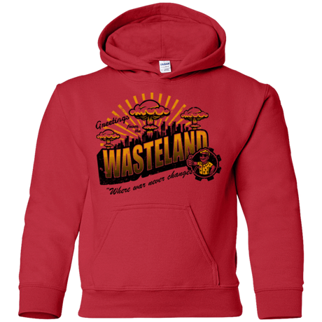 Sweatshirts Red / YS Greetings from the Wasteland! Youth Hoodie
