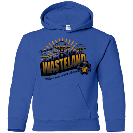 Sweatshirts Royal / YS Greetings from the Wasteland! Youth Hoodie