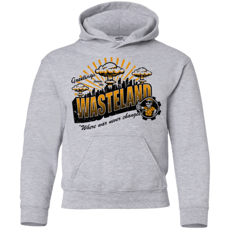 Sweatshirts Sport Grey / YS Greetings from the Wasteland! Youth Hoodie