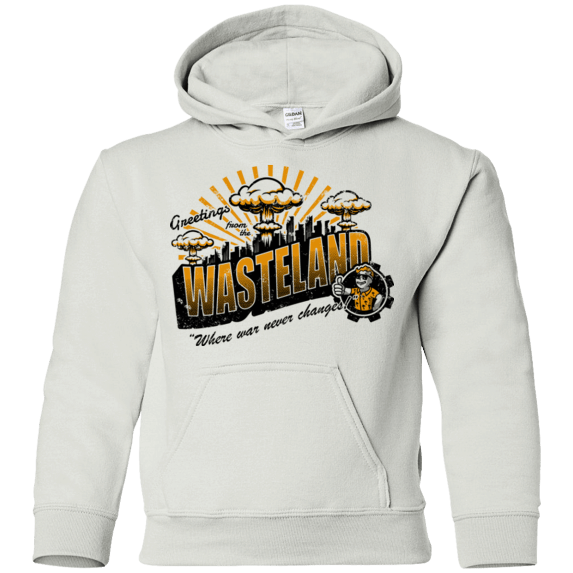 Sweatshirts White / YS Greetings from the Wasteland! Youth Hoodie