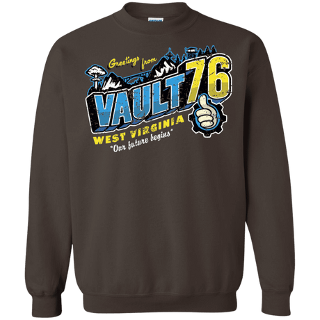 Sweatshirts Dark Chocolate / S Greetings from WV Vault Crewneck Sweatshirt