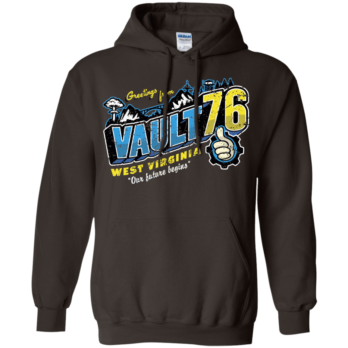 Sweatshirts Dark Chocolate / S Greetings from WV Vault Pullover Hoodie