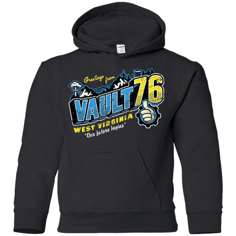 Sweatshirts Black / YS Greetings from WV Vault Youth Hoodie