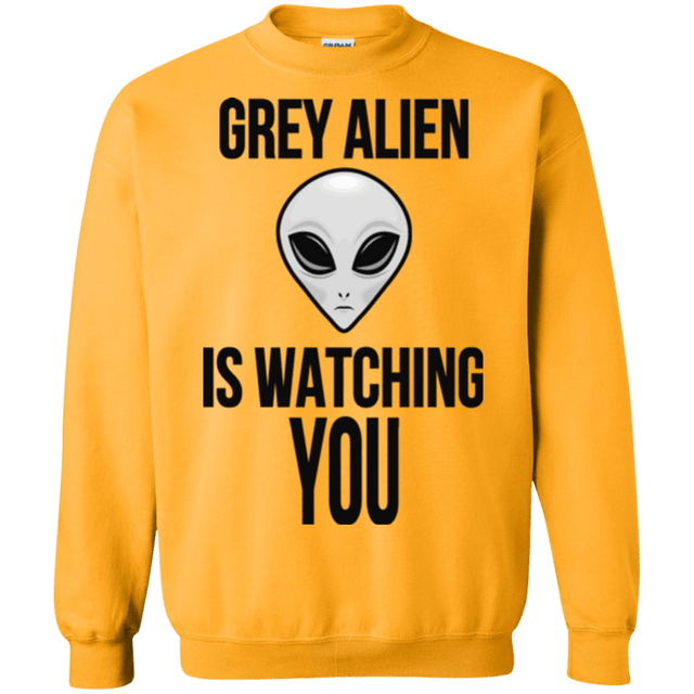 Sweatshirts Gold / Small Grey Alien Crewneck Sweatshirt