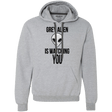 Sweatshirts Sport Grey / Small Grey Alien Premium Fleece Hoodie