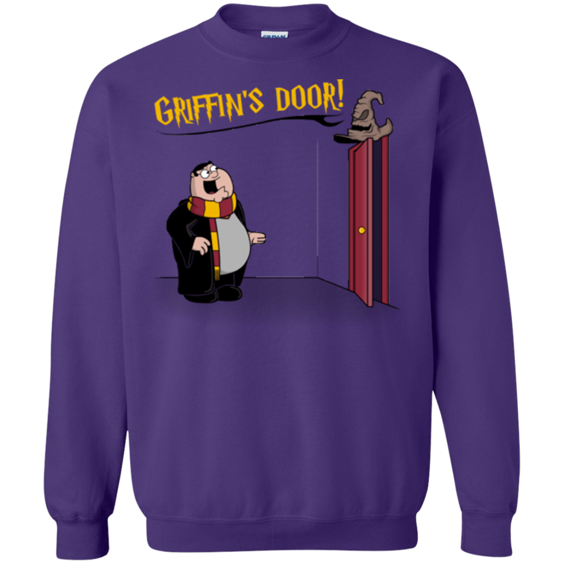 Sweatshirts Purple / S Griffins Door Crewneck Sweatshirt