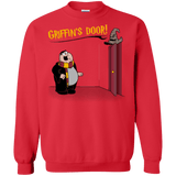 Sweatshirts Red / S Griffins Door Crewneck Sweatshirt