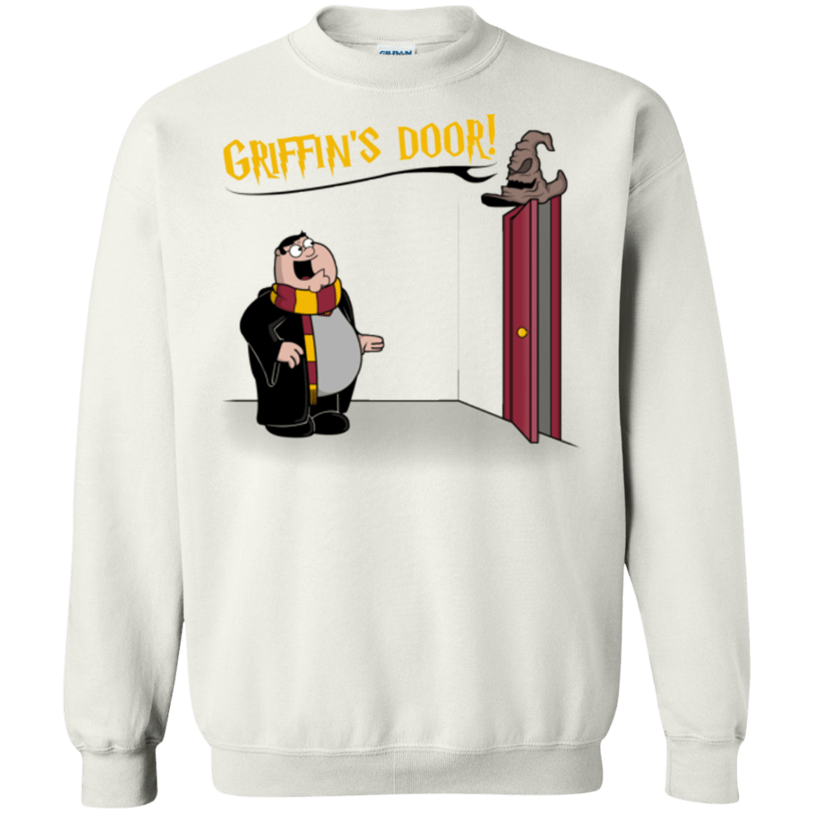 Sweatshirts White / S Griffins Door Crewneck Sweatshirt