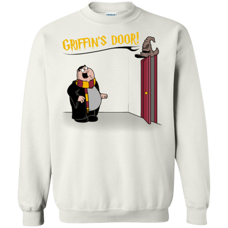 Sweatshirts White / S Griffins Door Crewneck Sweatshirt