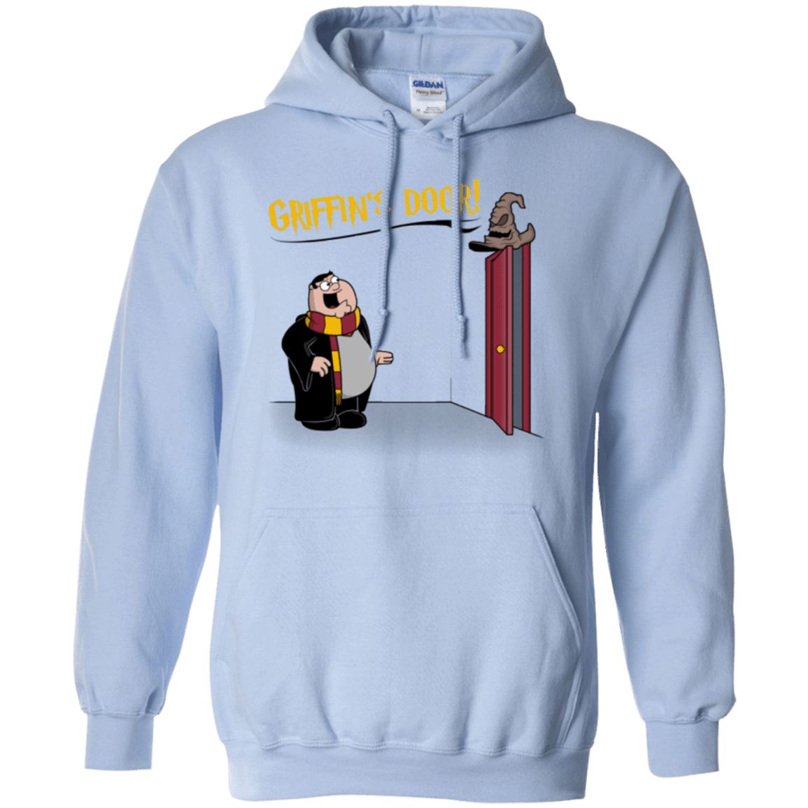 Sweatshirts Light Blue / S Griffins Door Pullover Hoodie