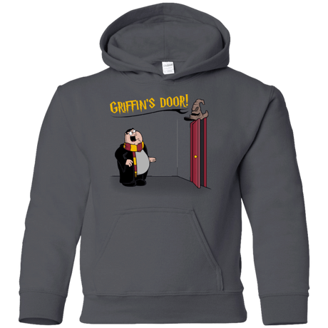 Sweatshirts Charcoal / YS Griffins Door Youth Hoodie