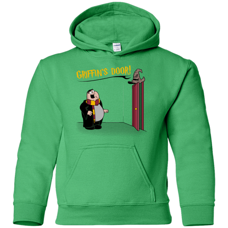 Sweatshirts Irish Green / YS Griffins Door Youth Hoodie