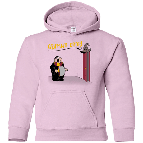 Sweatshirts Light Pink / YS Griffins Door Youth Hoodie