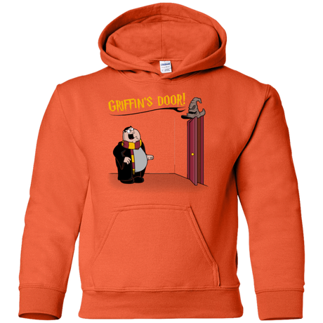 Sweatshirts Orange / YS Griffins Door Youth Hoodie