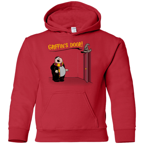 Sweatshirts Red / YS Griffins Door Youth Hoodie