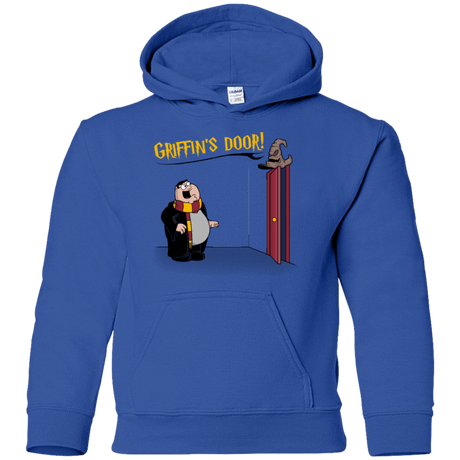 Sweatshirts Royal / YS Griffins Door Youth Hoodie