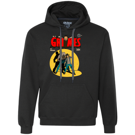 Sweatshirts Black / S Grimes Premium Fleece Hoodie